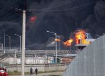 Петима загинали при голям пожар в петролна база край Киев (видео)