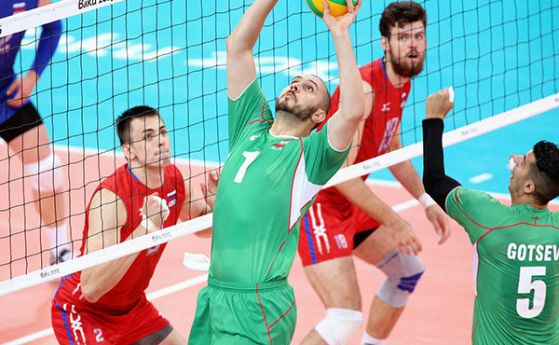 Волейболистите на България победиха Русия на Европейските игри