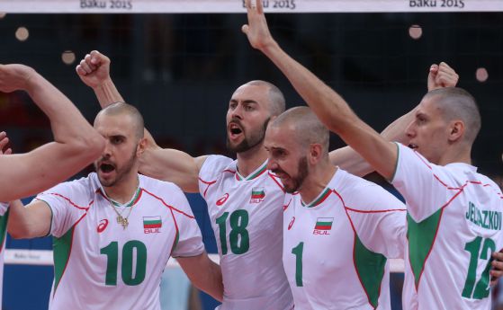 Волейболистите ни останаха със сребро от игрите в Баку
