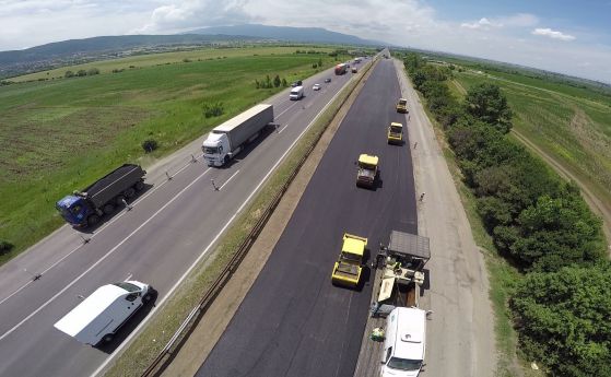 Приключват ремонтите в няколко участъка на автомагистрала "Тракия"
