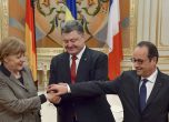 Меркел и Оланд притискат Украйна за автономия на Донбас