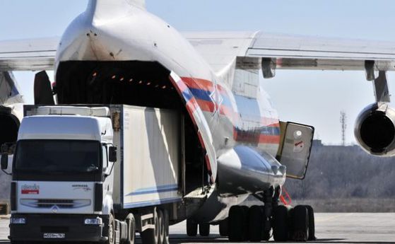 Два руски самолета с хуманитарна помощ са се приземили в Сирия