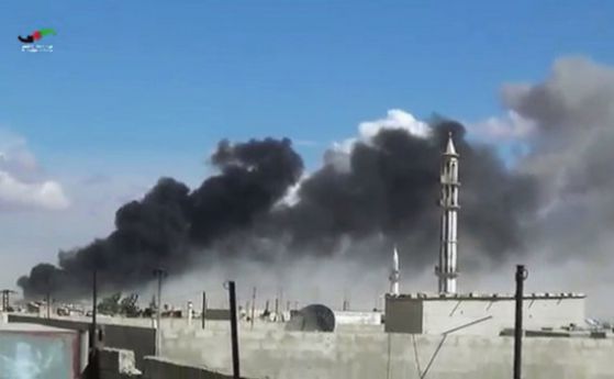 Русия нанесла удари по 8 обекта на „Ислямска държава“ в Сирия (видео)