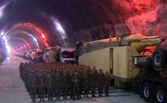 Иран показа огромна подземна ракетна база