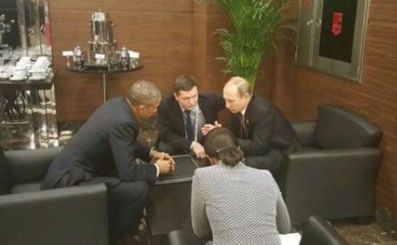Обама и Путин разговаряха в кулоарите на срещата на Г-20