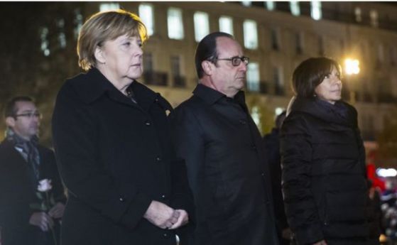 Меркел и Оланд 