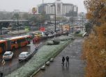 Сняг пада в София и областта този следобед