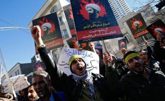 Протест след екзекуцията на Шейх Нимр Ал-Нимр