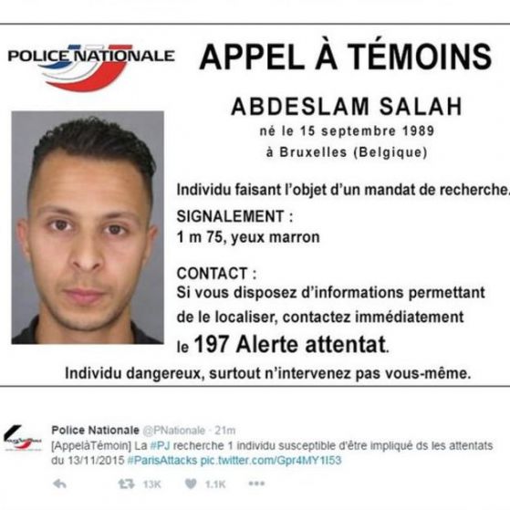 Откриха следи от експлозиви и пръстов отпечатък на Салах Абдеслам в Брюксел