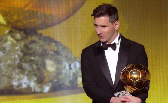 Лео Меси спечели "Златната топка" за пети рекорден път