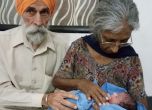 70-годишна индийка роди първото си дете