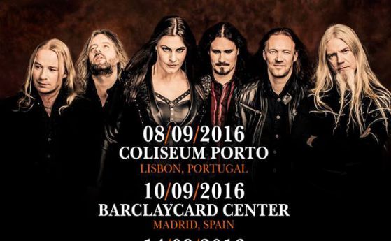 Nightwish с концерт в София на 14 септември