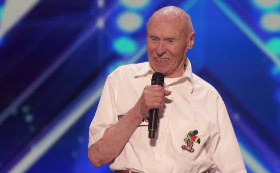 Дядо метъл обра овациите на шоу за таланти (видео)