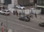 Мъж, препасан с колан със сол, вдигна властите в Брюксел