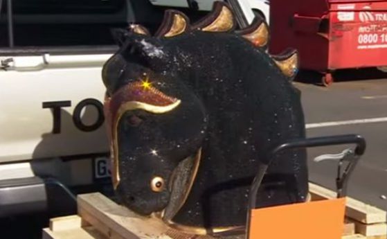 Откриха кокаин за 9 млн. евро в скулптура на конска глава (видео)