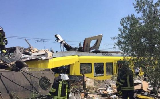 Жертвите от влаковата катастрофа в Италия станаха 27