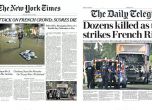 Как реагира пресата във Франция и по света за трагедията в Ница