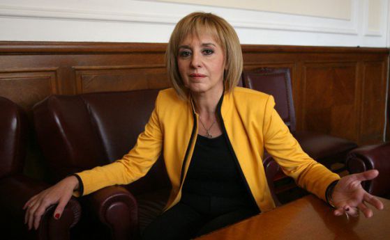 Мая Манолова няма да се кандидатира за президент
