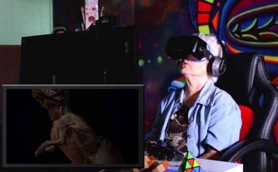 БГ баби и дядовци пробват виртуална реалност за пръв път (видео)