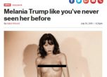 New York Post показа младата Мелания Тръмп гола