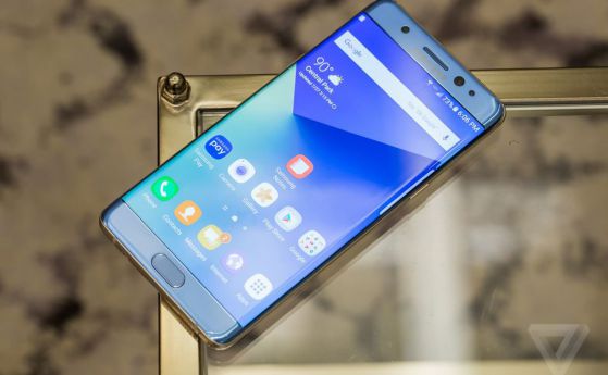 Samsung представи Note 7, ще го отключваме само с поглед (снимки и видео)