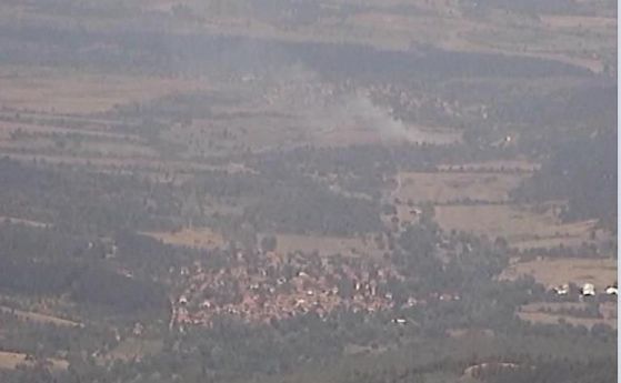 Кметове гасиха пожар във Врачанския Балкан
