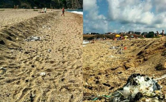 Велека и Шабла залети от мръсотия, депутат иска още защитени плажове (снимки)