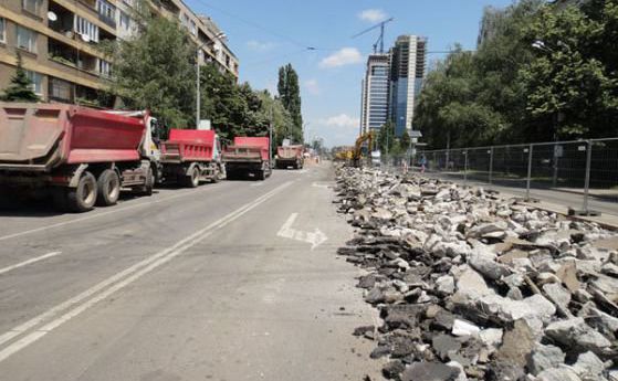 Част от ремонтите в София продължават и наесен