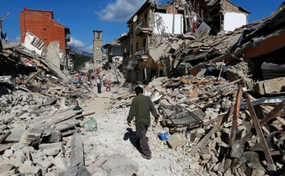 Ден на траур в Италия, жертвите на земетресението достигнаха 290