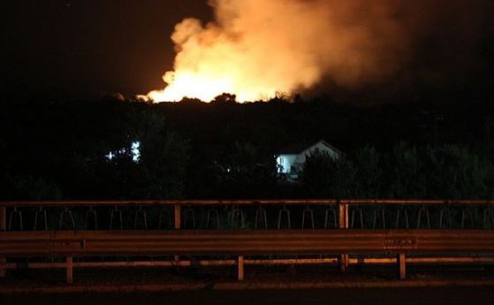 Пожар горя в Казанлък
