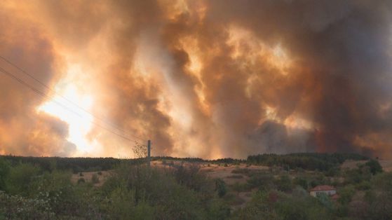 Битката с пожарите в Югоизточна България продължава