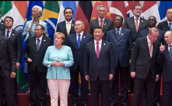 Снимка на деня: Лидерите на Г-20 се събраха в Ханчжоу