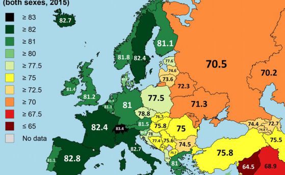 Българи и литовци умират най-млади в Европа (карта)