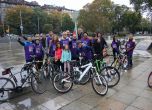 Минчо Спасов поведе шествие в подкрепа на безопасното велодвижение (снимки)