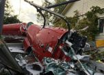 Вертолет падна върху къща в Сочи, има загинал и пострадали (снимки и видео)