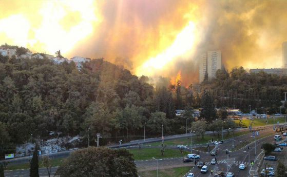 50 000 души евакуирани заради пожари в Израел