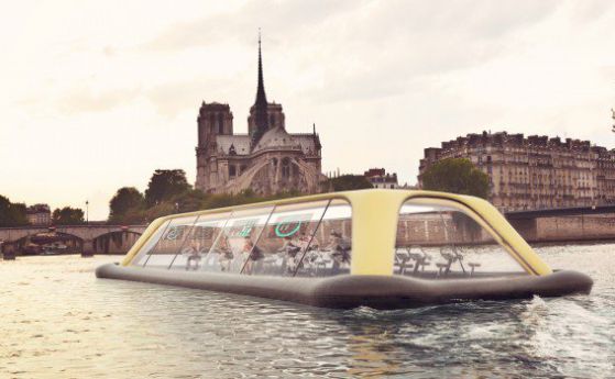 Плаваща фитнес зала ще показва забележителностите на Париж