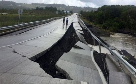Земетресение 7.6 в Чили
