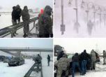 И Сърбия е блокирана от снега, затвориха магистралата за Ниш