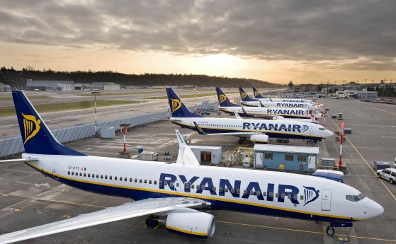 Ryanair ще лети до Брюксел от Пловдив и Варна