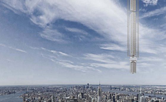 Американска компания проектира "космически" небостъргач