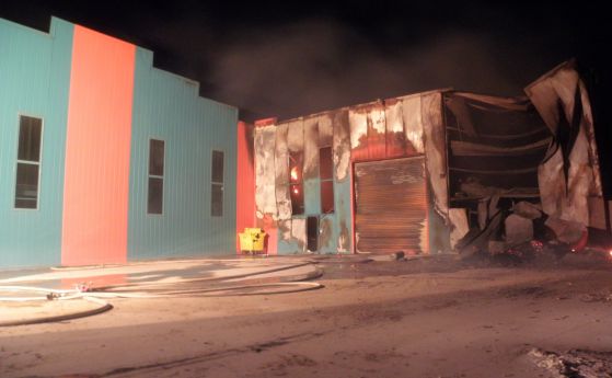 Пожар в Марикостиново, изгоря хале на гръцки бизнесмени