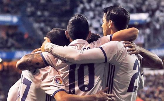 Реал Мадрид отговори на Барса с 6:2 на "Риасор"