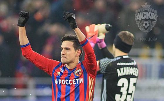Миланов с първи минути за ЦСКА Москва след контузията