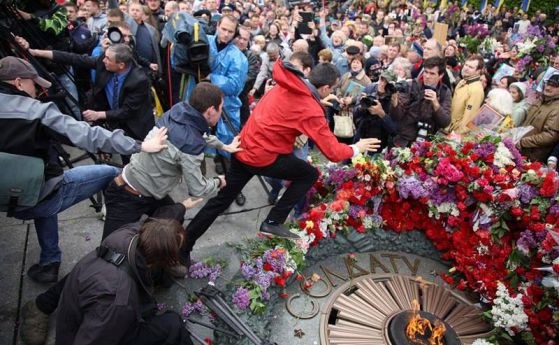 Протести и сблъсъци в Украйна на 9 май
