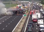 Български шофьор на ТИР ранен при катастрофа в Италия (видео)