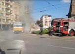 Скъсани жици предизвикаха пожар до паметника на Левски в София