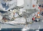 7 американски моряци изчезнаха след сблъсък на разрушител с товарен кораб