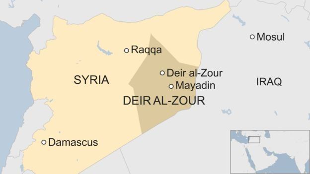 Най-малко 42 затворници на Ислямска държава са убити при въздушен