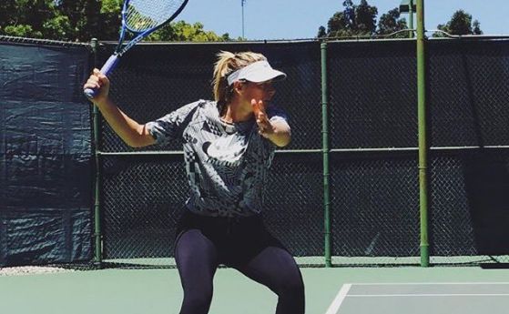 Бившата номер 1 в женския тенис Мария Шарапова записа и